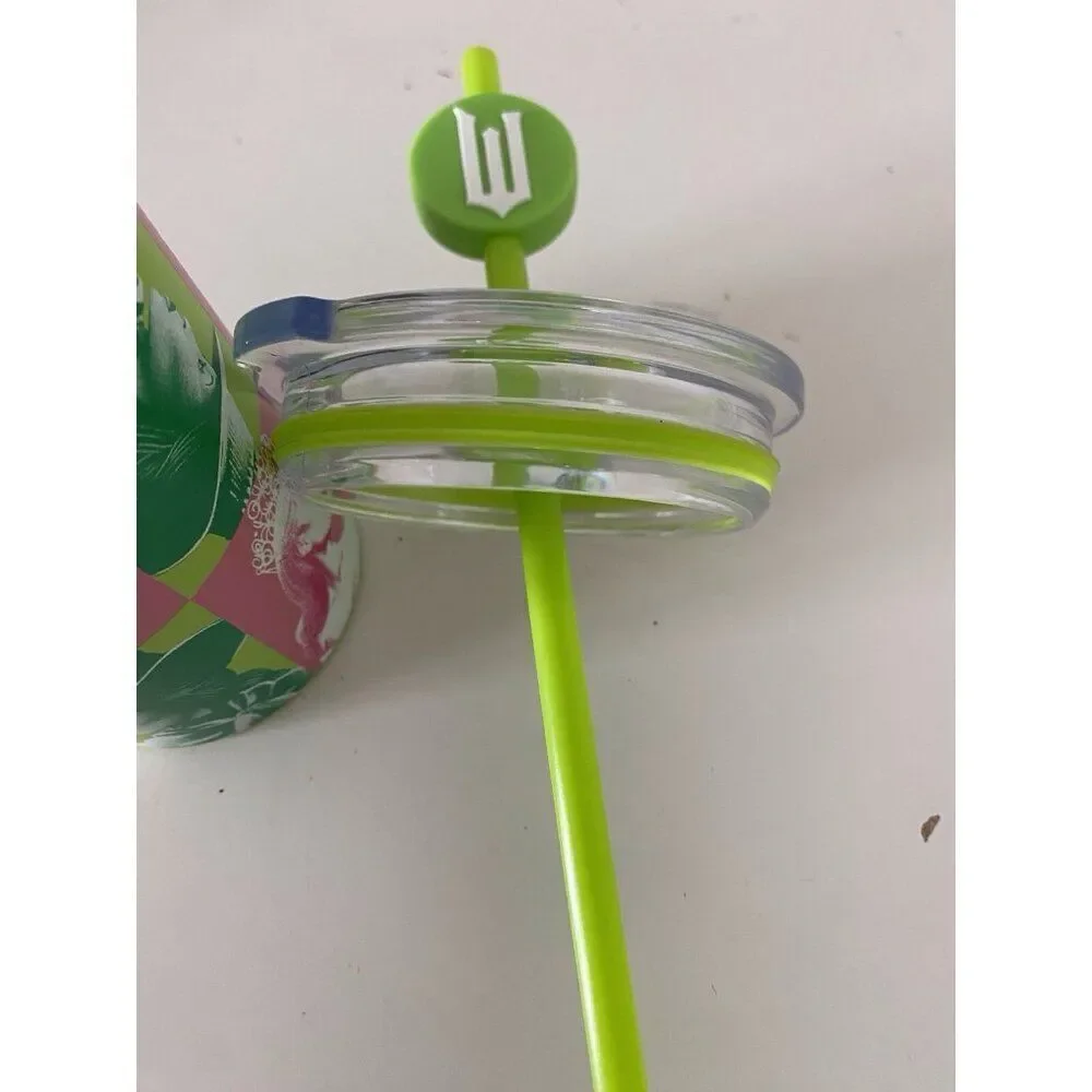 Universal Studios WICKED Elphaba‎ And Glinda Metal Tumbler With Straw NEW